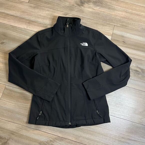 North Face Black Full Zip Jacket Women Medium - Picture 1 of 6